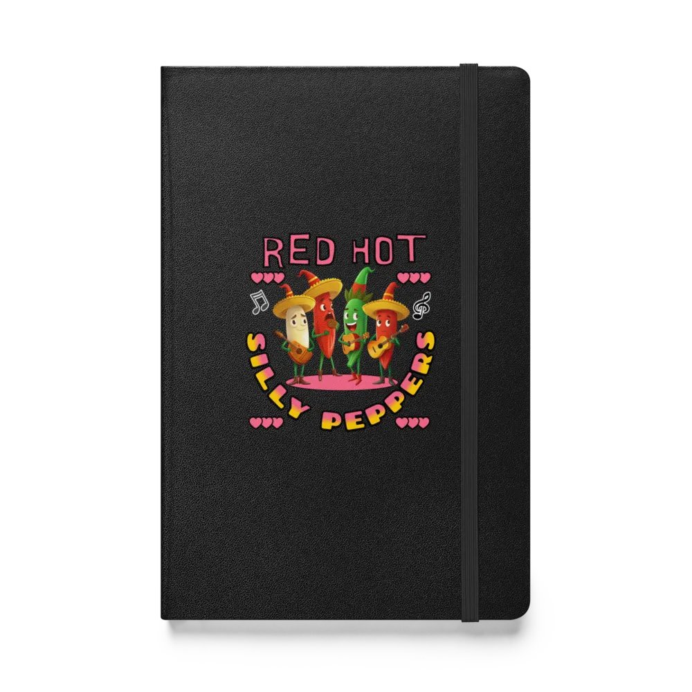 Red Hot Silly Peppers Hardcover Notebook product image (1)