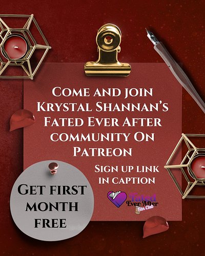 ❤️ Come and join The Fated Ever After Fan Club On Patreon ❤️

Join Here: https://www.patreon.com/KrystalShannan/redeem/251B5
...
