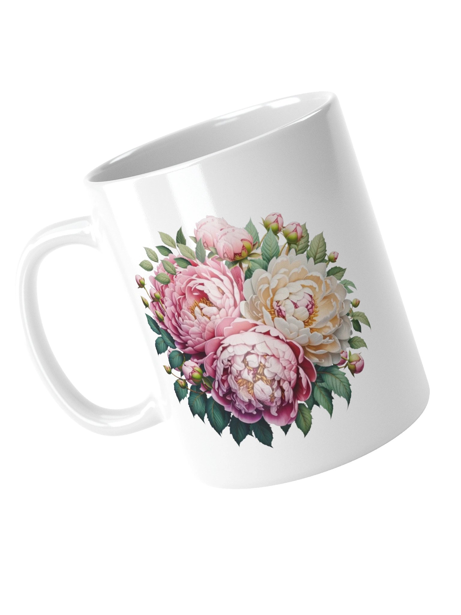 Soft Peony Garden Coffee Mug product image (13)