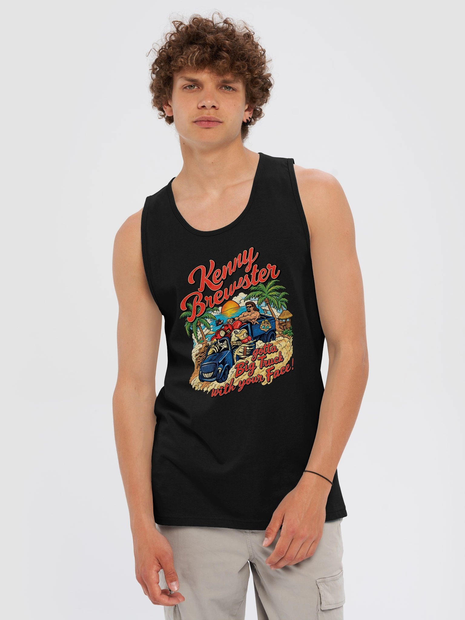 GTA VI Kenny Brewster “I Got a Big Truck with Your Face” Tank Top product image (1)