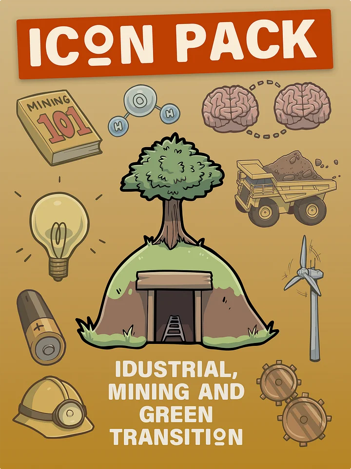 Industrial, Mining and Green Transition – Icon Pack product image (1)
