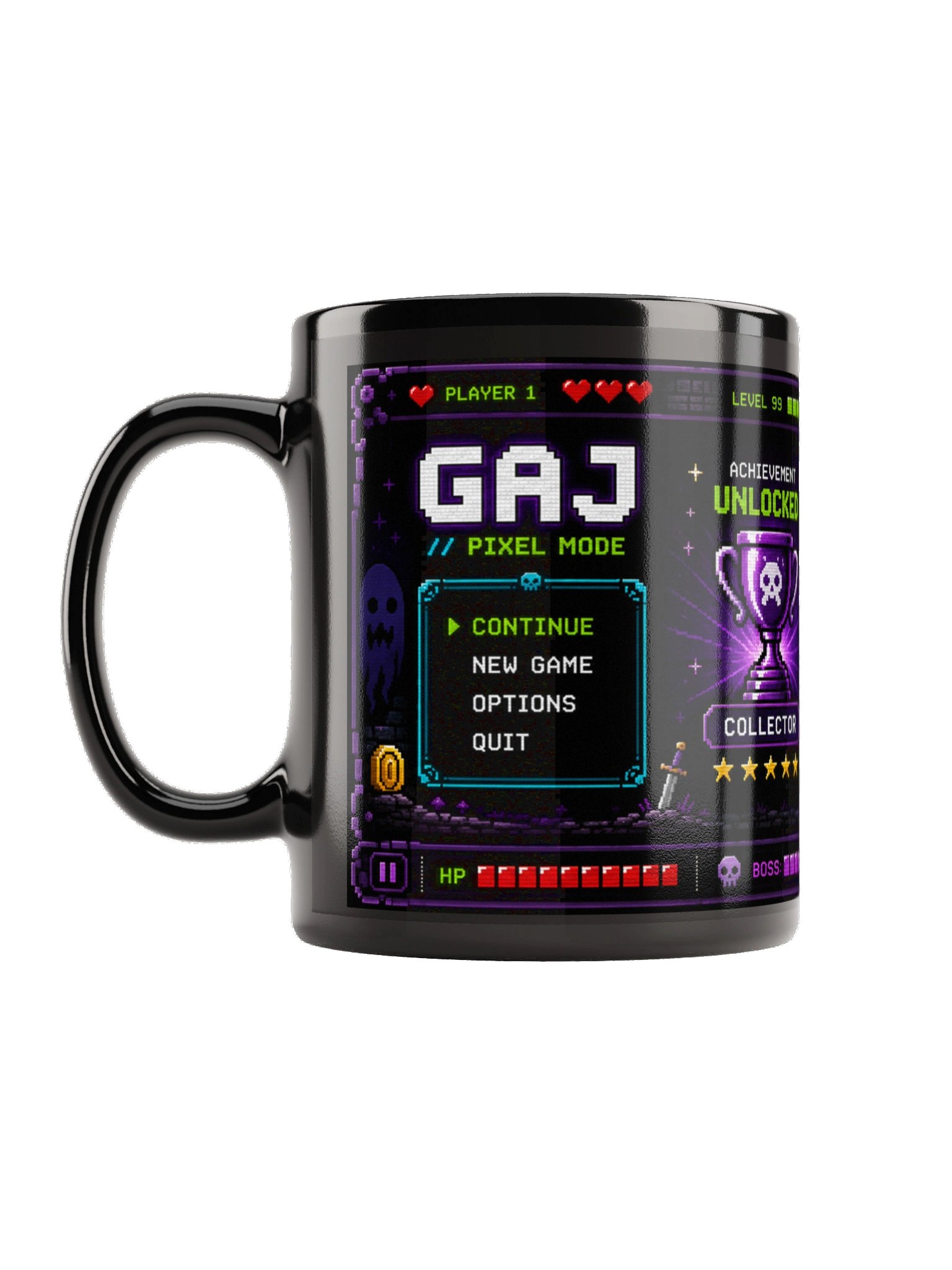 INSERT COIN – Pixel Mode Mug product image (2)