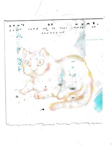 when i drew this, it was just me drawing what was in front of me. then i realized it was a cat shaped mirror. after i realize...