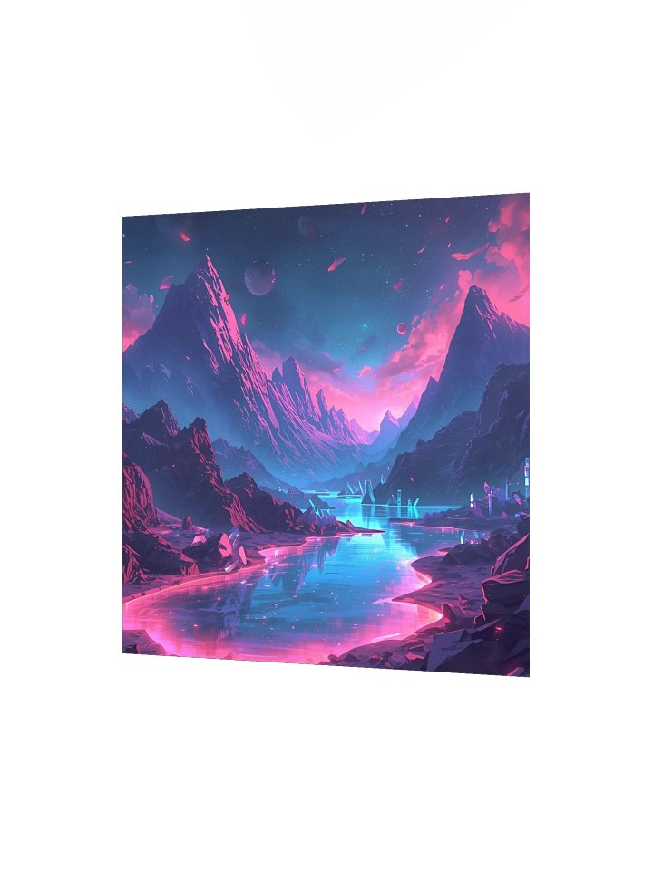 Celestial Peaks Matte Poster product image (9)