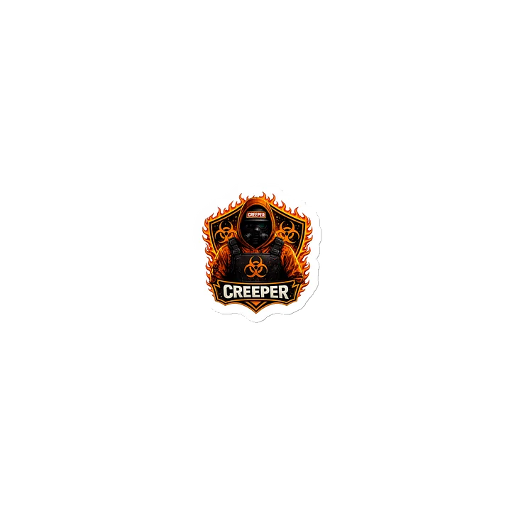 🔥 CREEPER Biohazard Logo Magnet | Official Stream Community Magnet product image (2)
