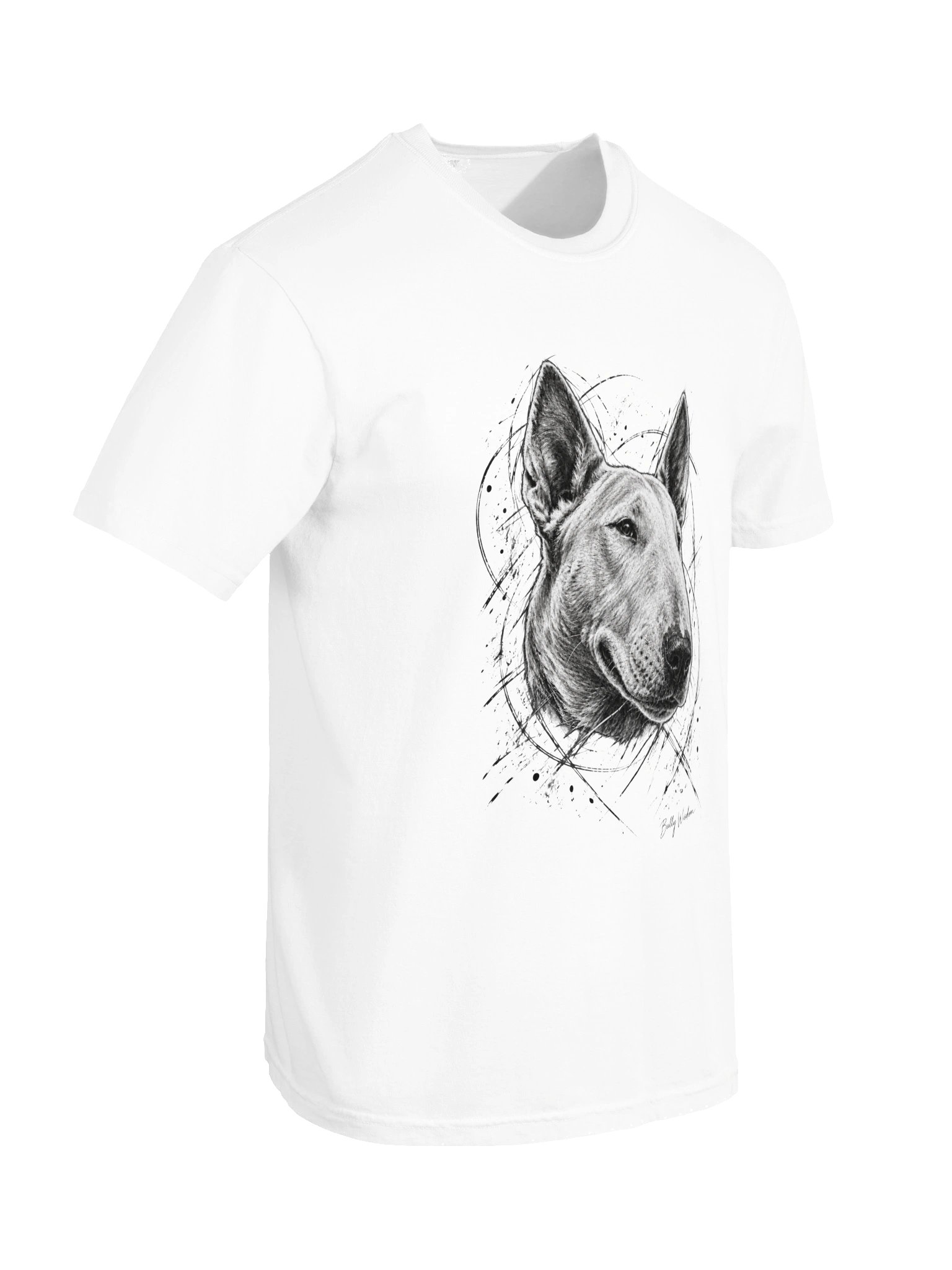 Bull Terrier portrait tee product image (10)