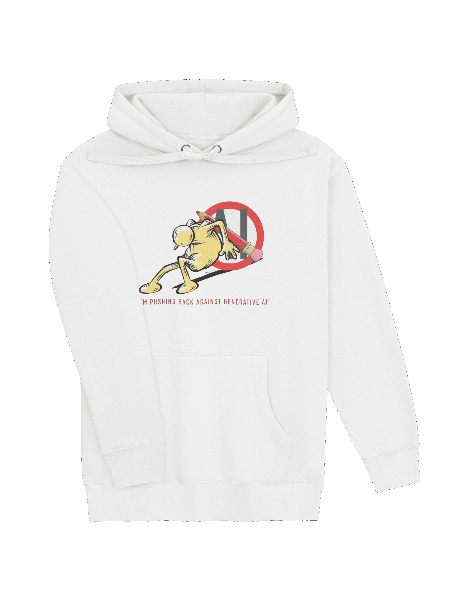 'Push Back' hoodie. product image (3)