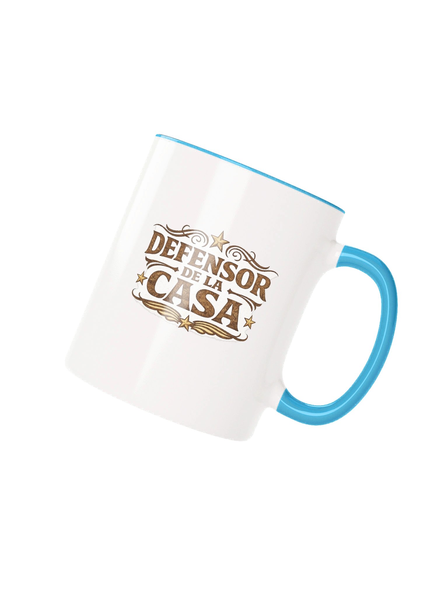 Luchador Dog Coffee Mug – Funny Mexican Wrestling Pet Mug | Mel’s Angels Defender of the House Ceramic Cup (11oz & 15oz) product image (4)