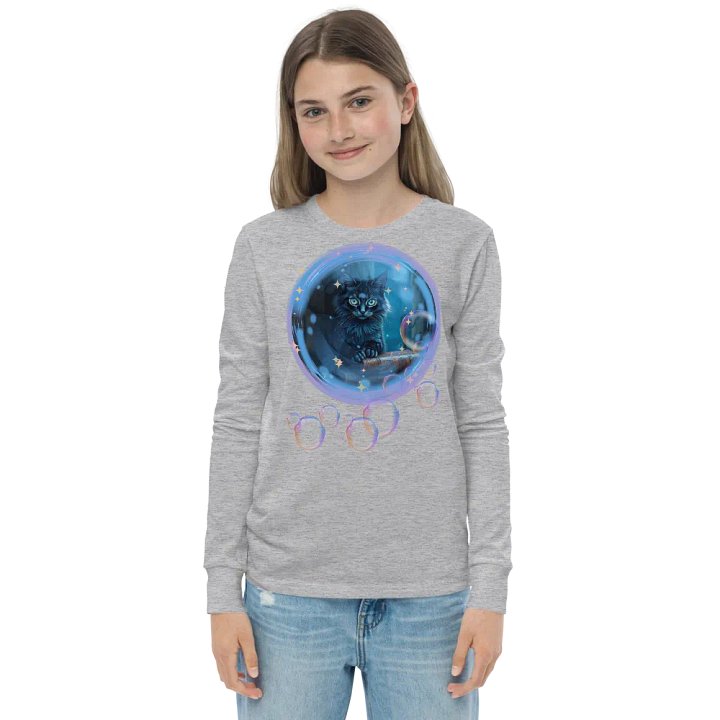 Bubble Cat Youth Long Sleeve T-Shirt product image (21)
