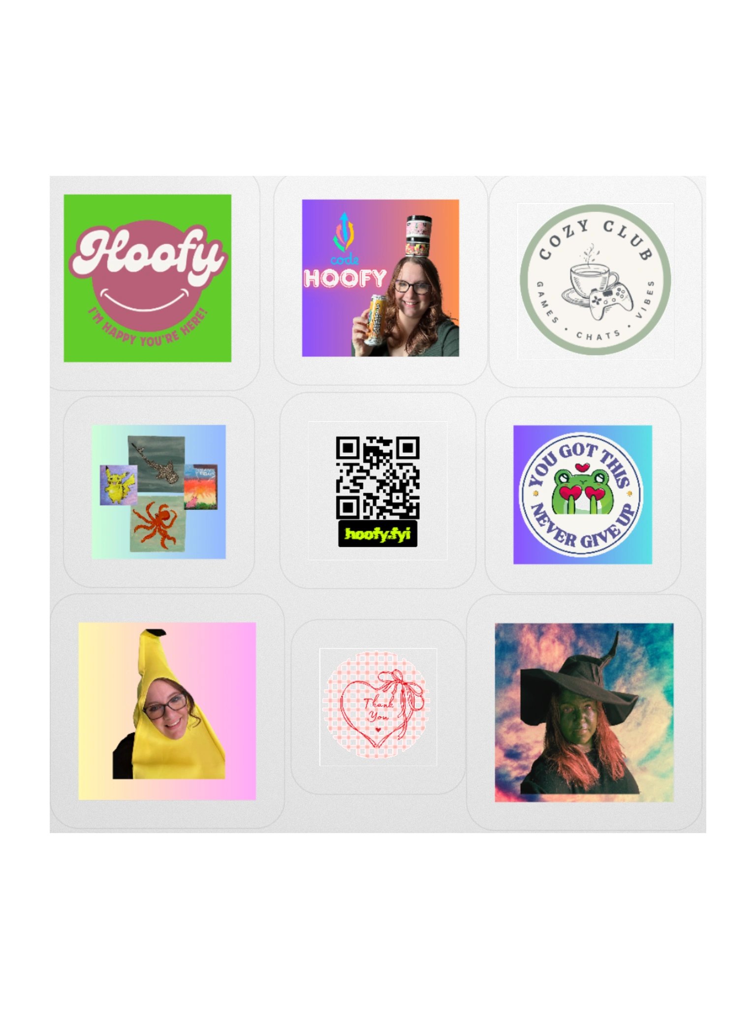 Hoofy stickers product image (1)
