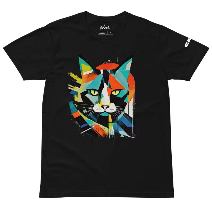 Cat Unisex T-Shirt – Vibrant & Artistic Feline Design 🎨🐱 product image (2)