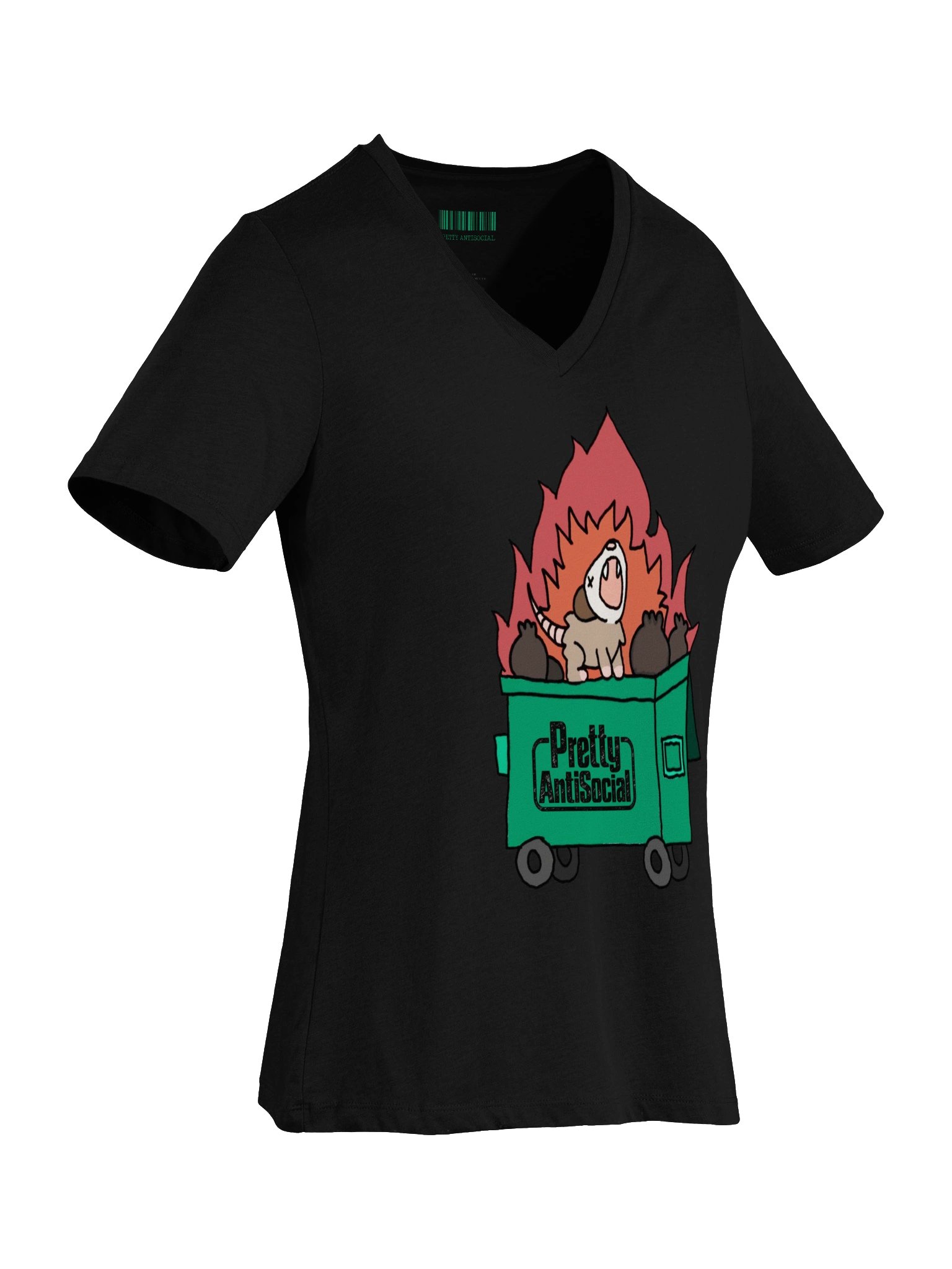 Pretty Little Dumpster Fire V-Neck product image (6)