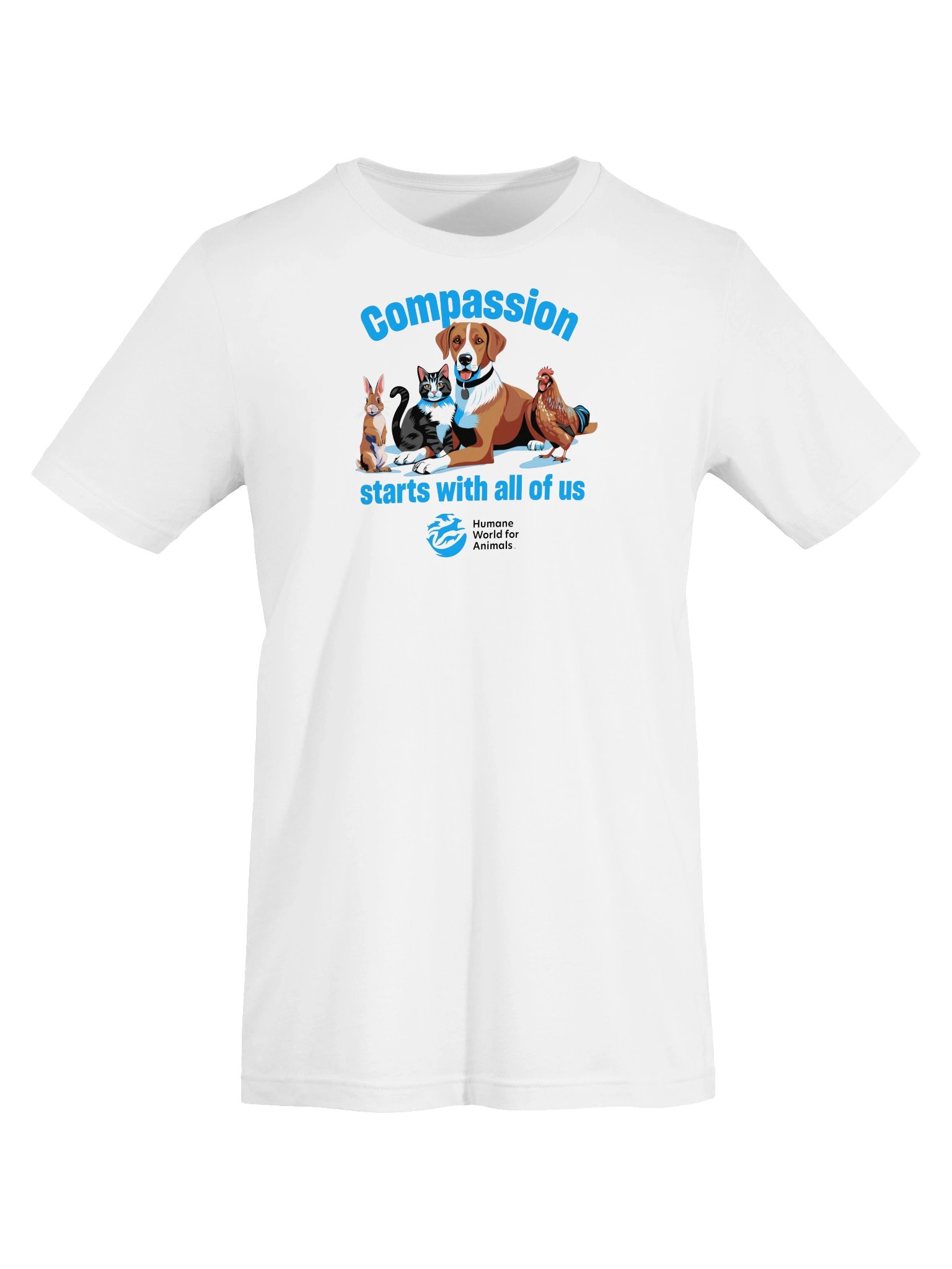 Compassion starts with all of us - T-shirt product image (2)