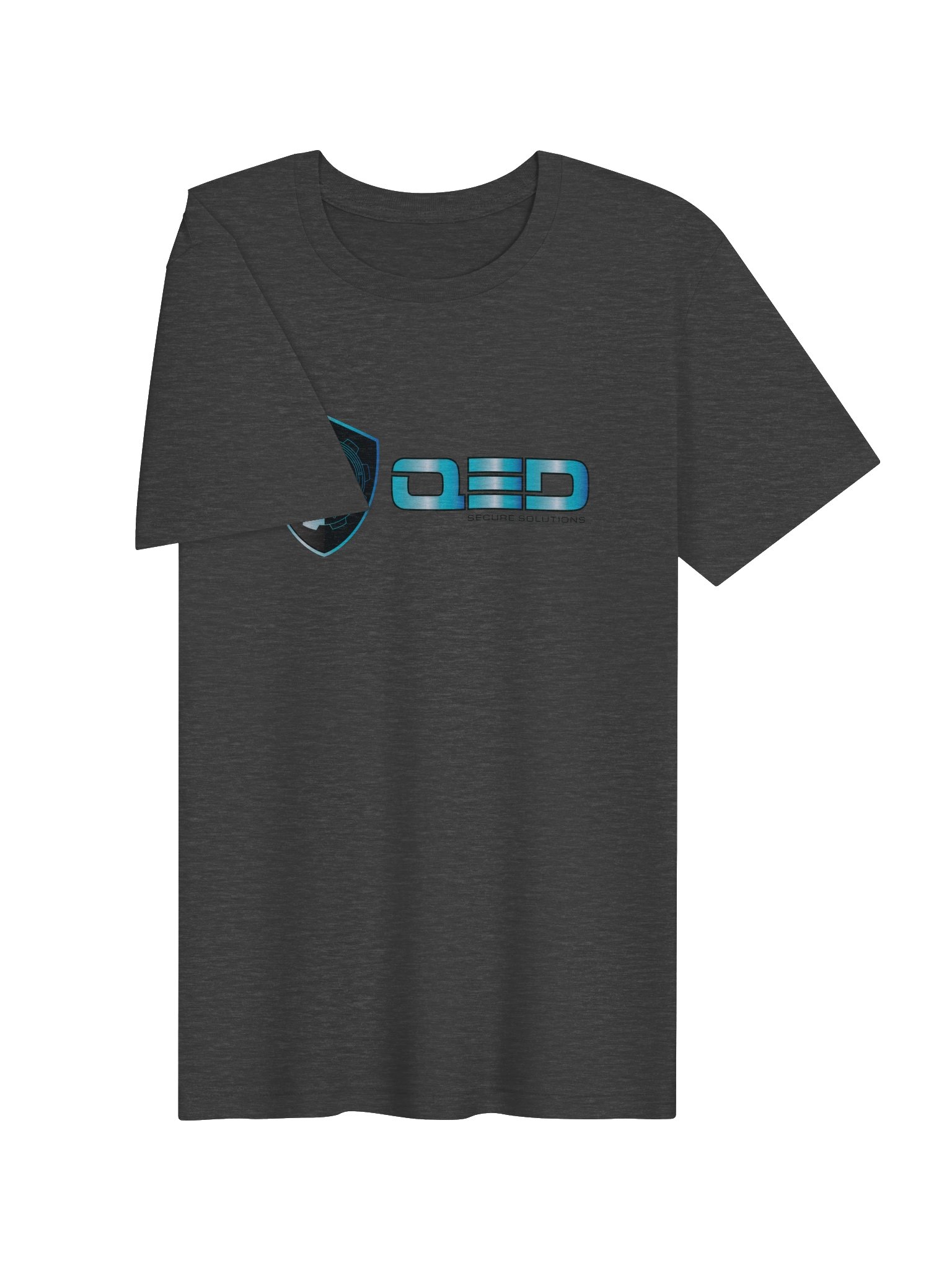 QED Grey Shirt Large Front Logo w/ Shield product image (3)
