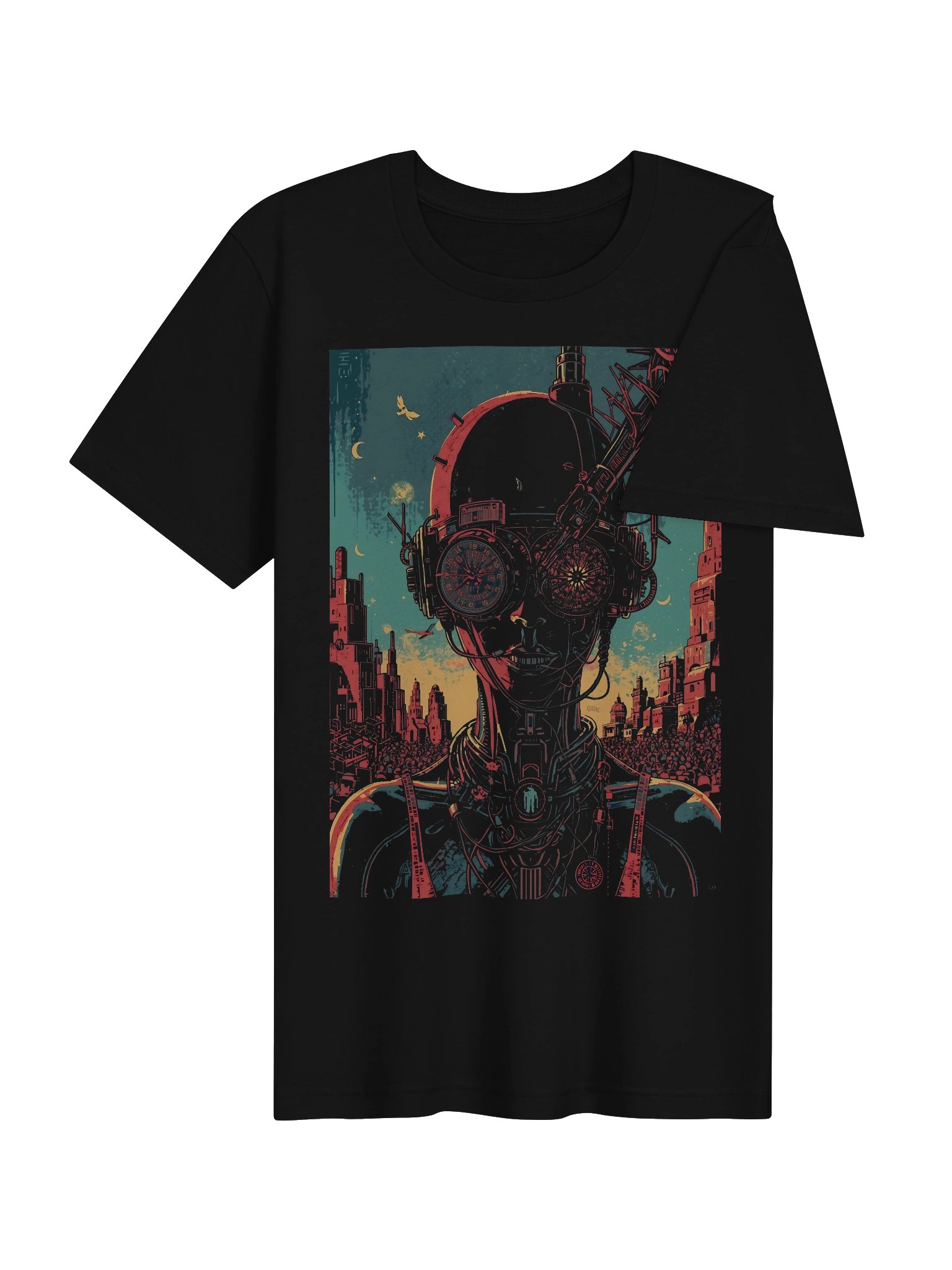 Future Dystopia Glitch Lightweight T-Shirt product image (7)