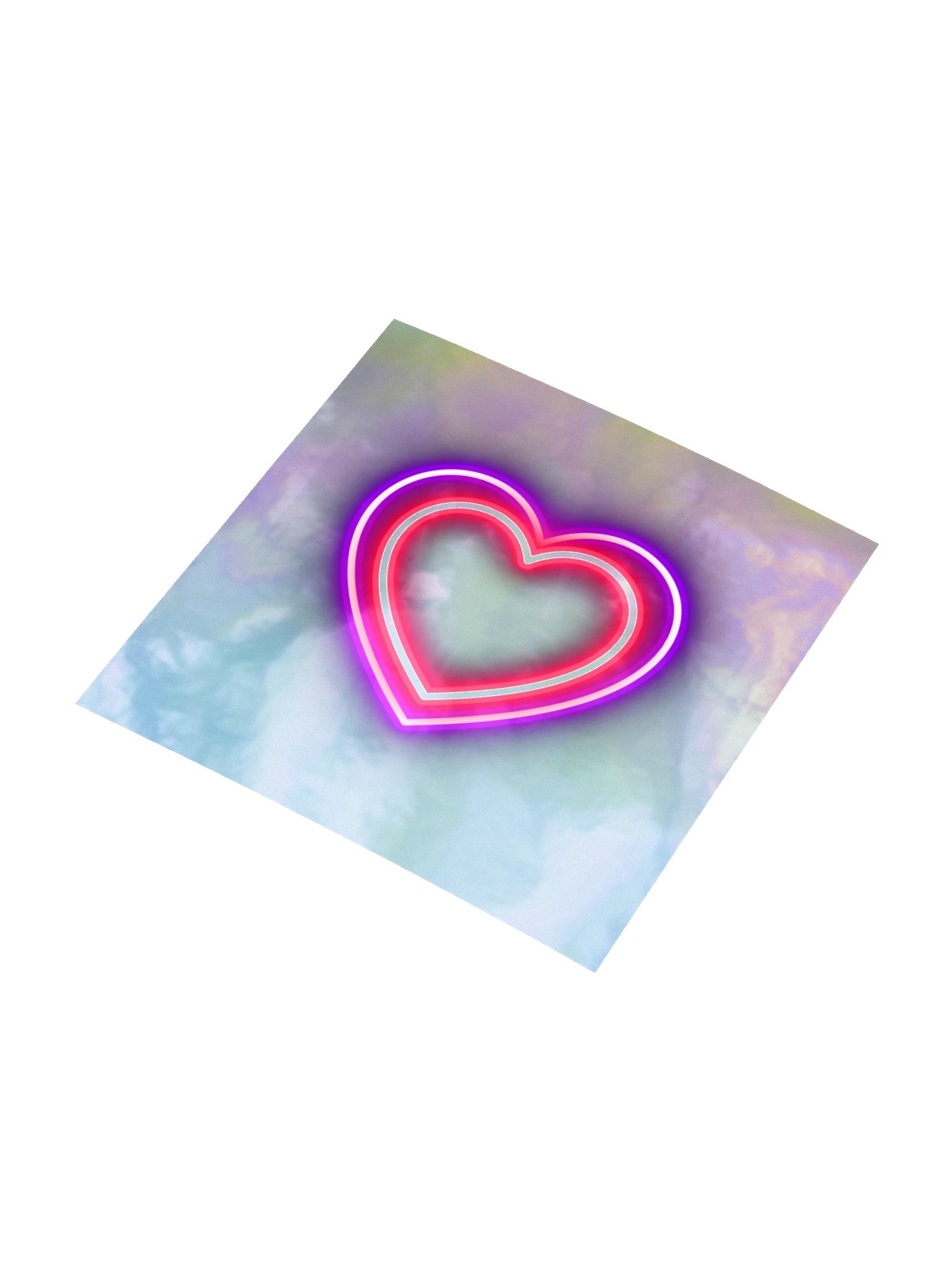 Neon Hearts Holographic Kiss-Cut Sheet product image (3)