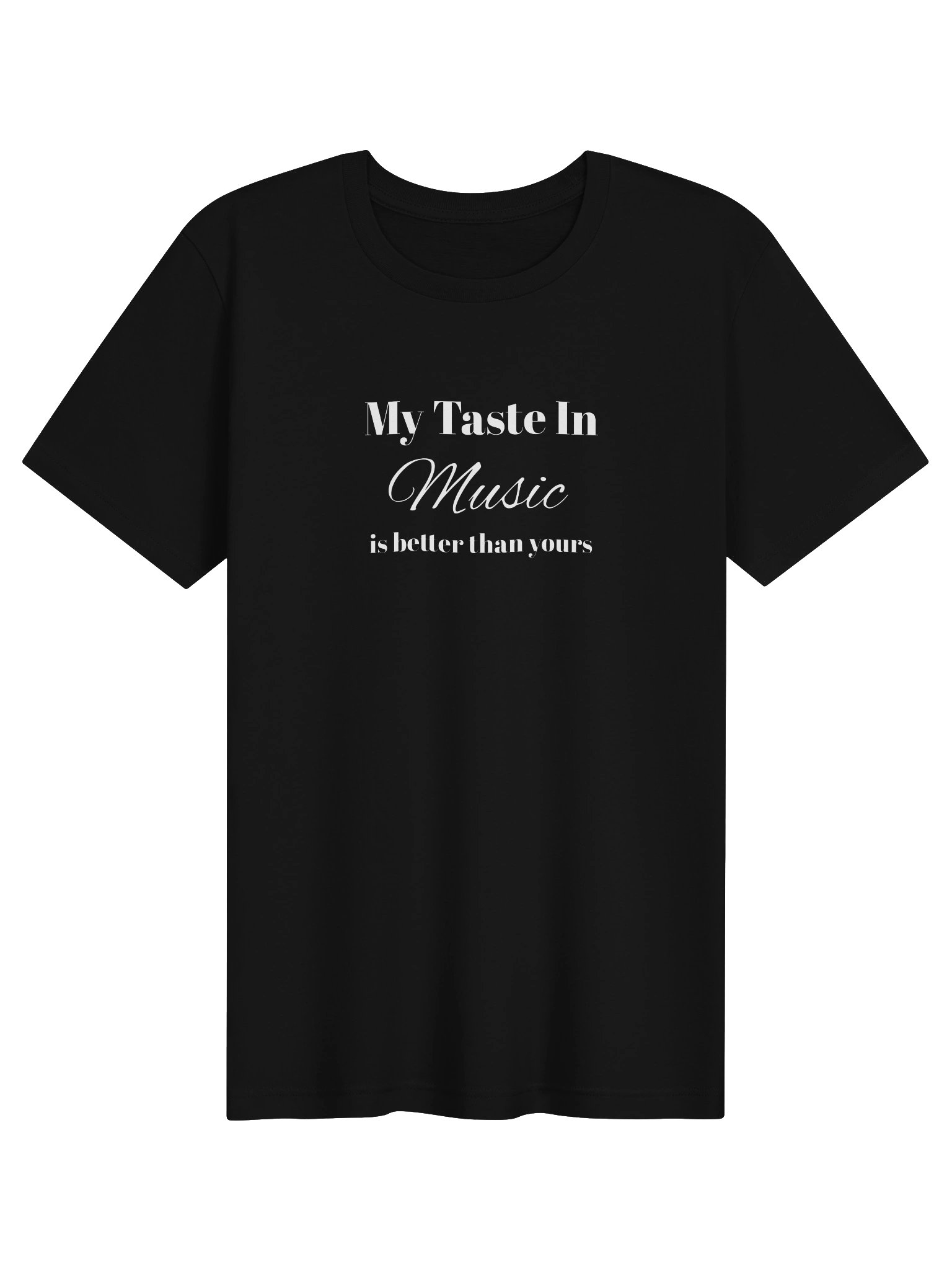 "Taste In Music" Unisex Tee product image (1)