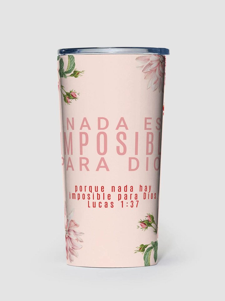 Divine Floral Stainless Steel Tumbler product image (1)