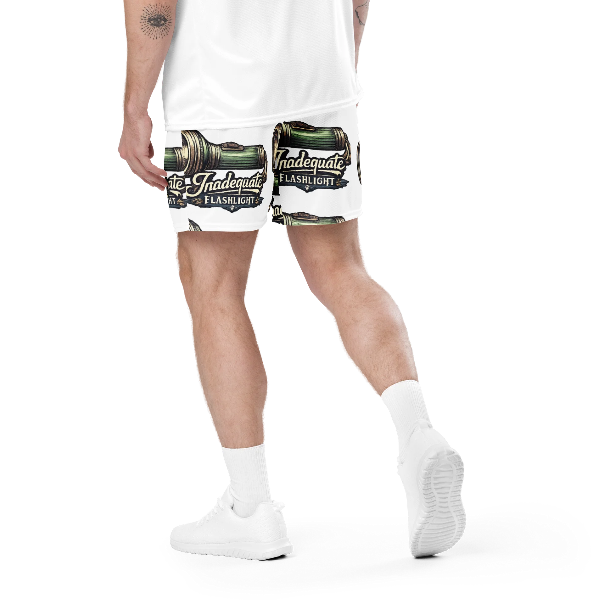 INADEQUATE FLASHLIGHT UNISEX SHORTS product image (4)