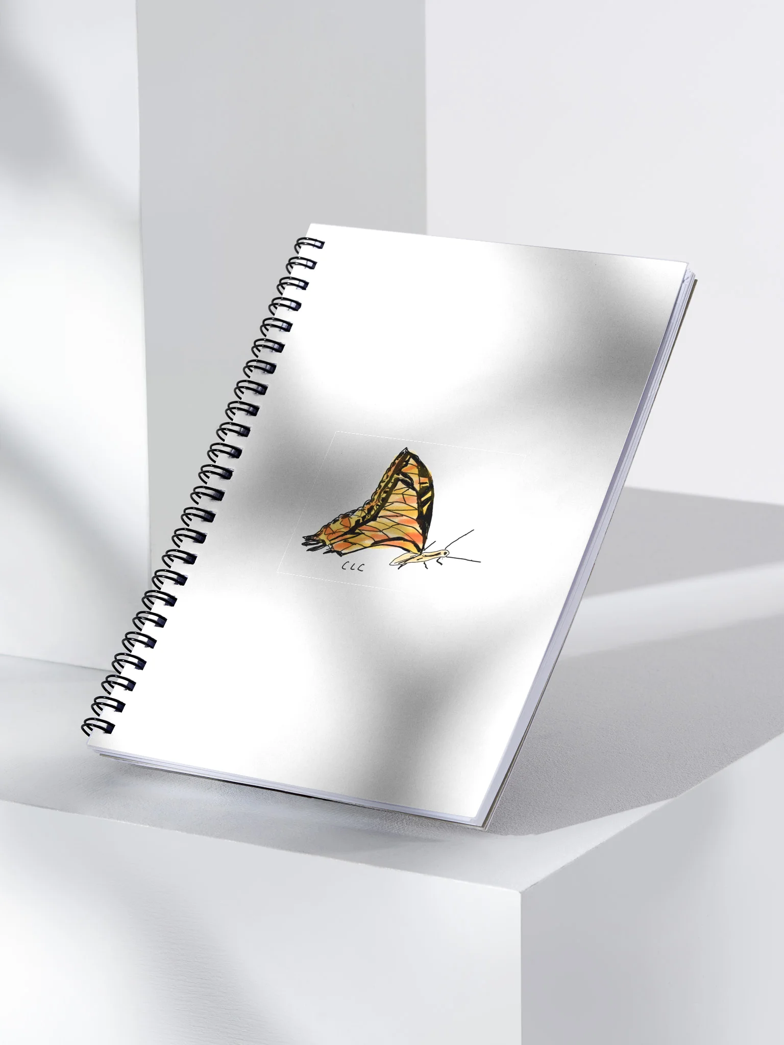Butterfly Spiral Notebook product image (3)