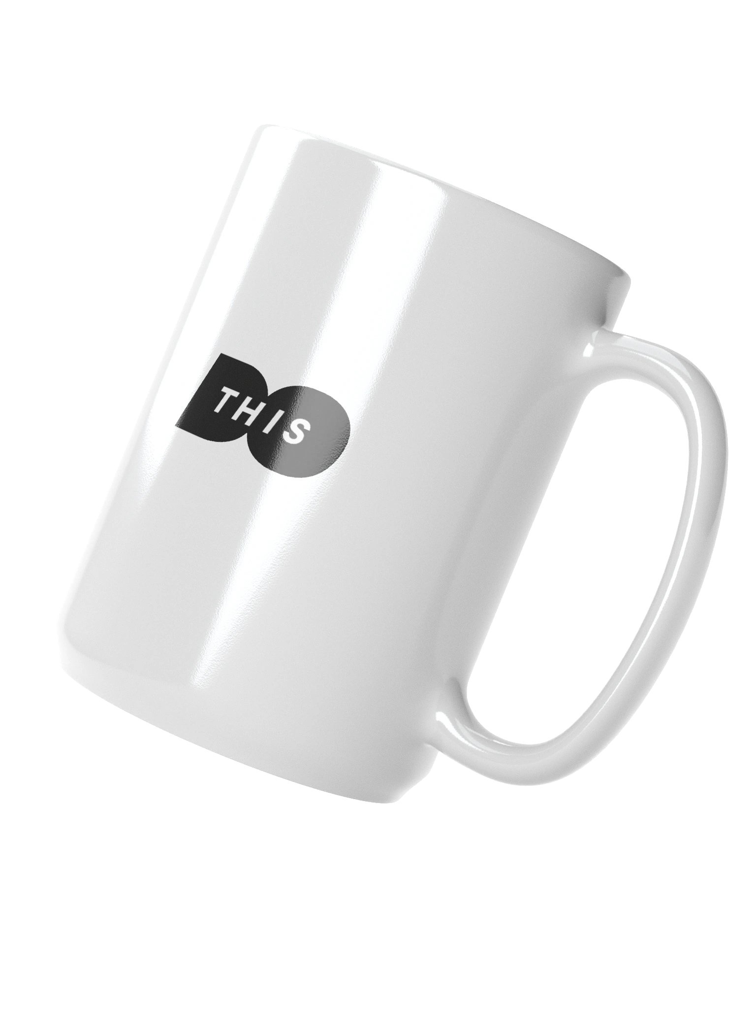 Bold White Mug product image (3)