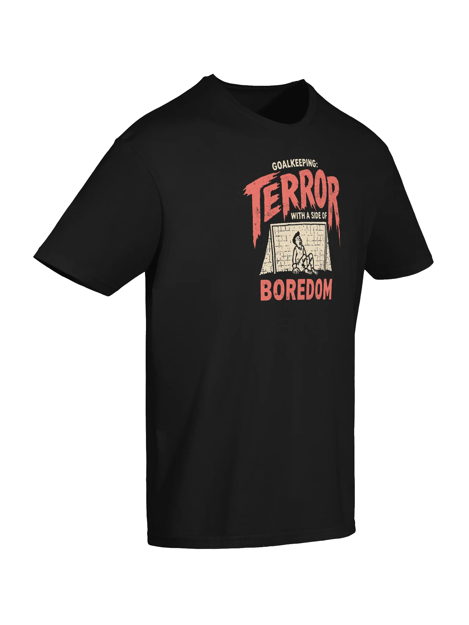 Goalkeeping: Terror, Boredom Yawning Tee product image (6)