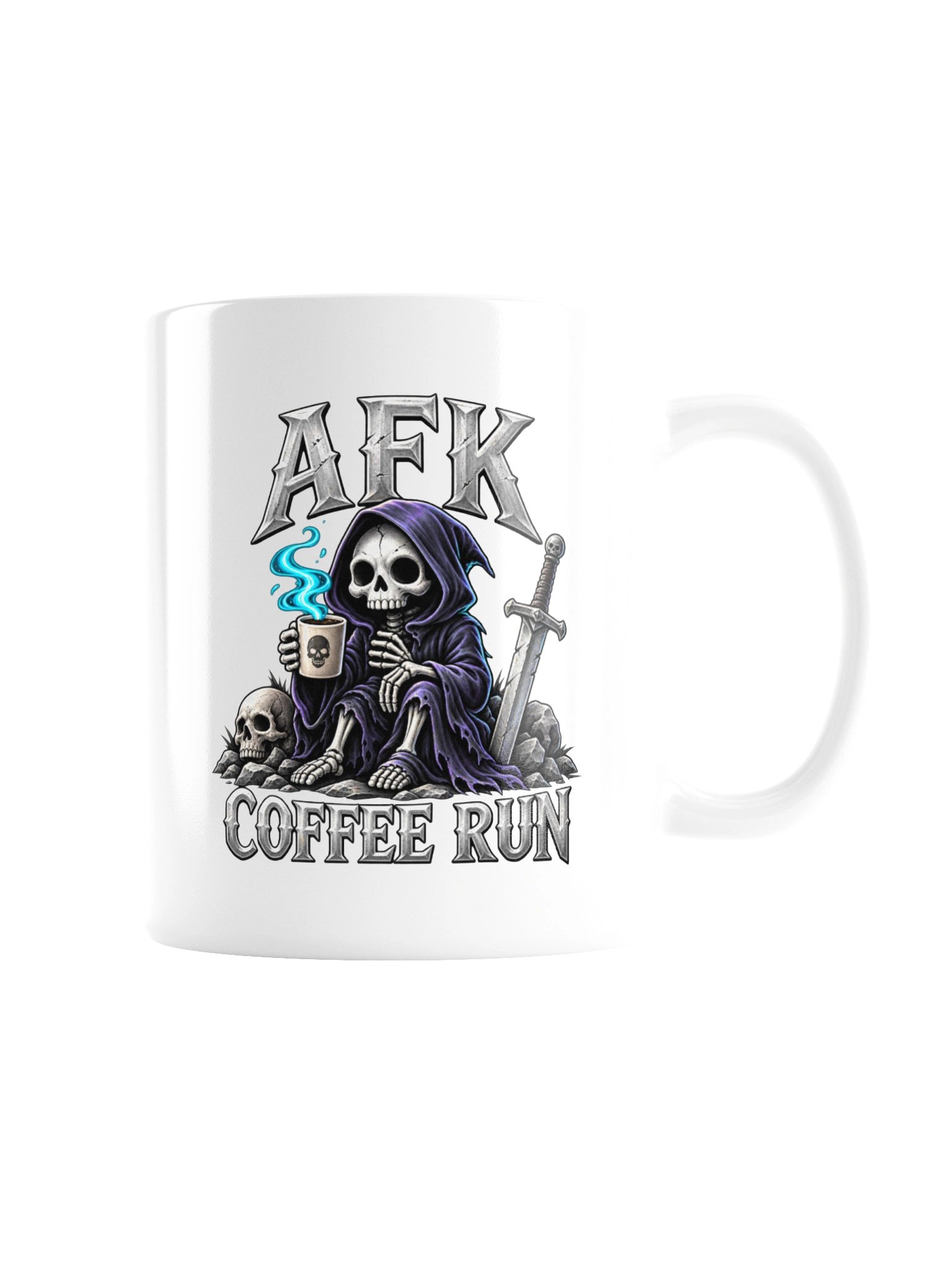 AFK Coffee Run Mug (White) product image (3)