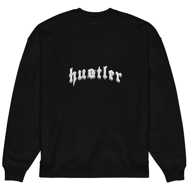 Magigio Hustler Unisex Organic Oversized Sweatshirt product image (1)