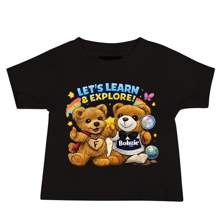 Brave Heart Club Baby Tee – Learn & Explore by FayzieBobs product image (2)
