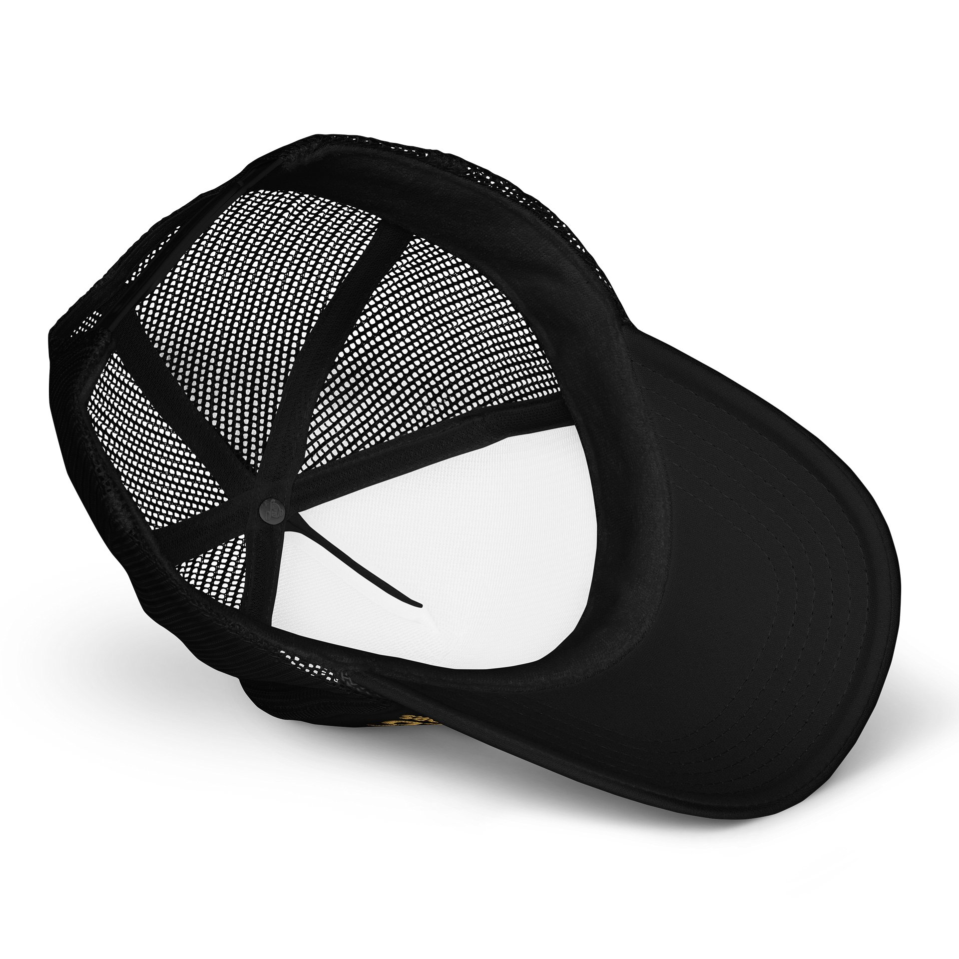 Just Wild Outdoor Foam Trucker Hat (Old Gold bottom right) product image (6)