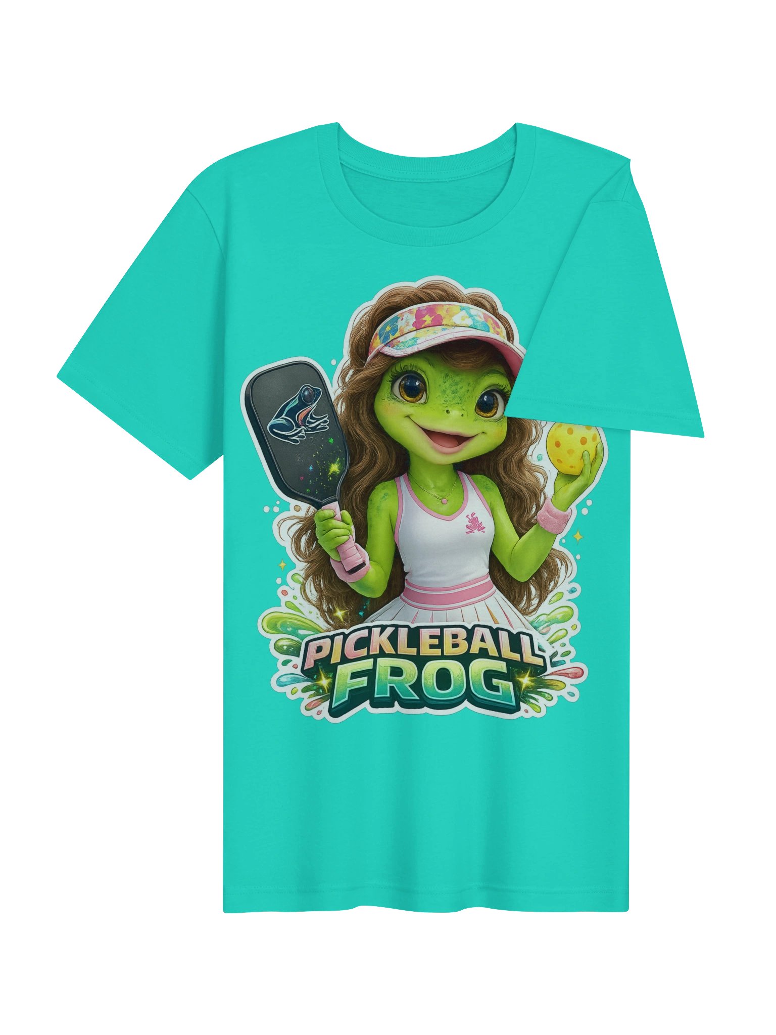 Pickleball Frog Washed Tee product image (25)
