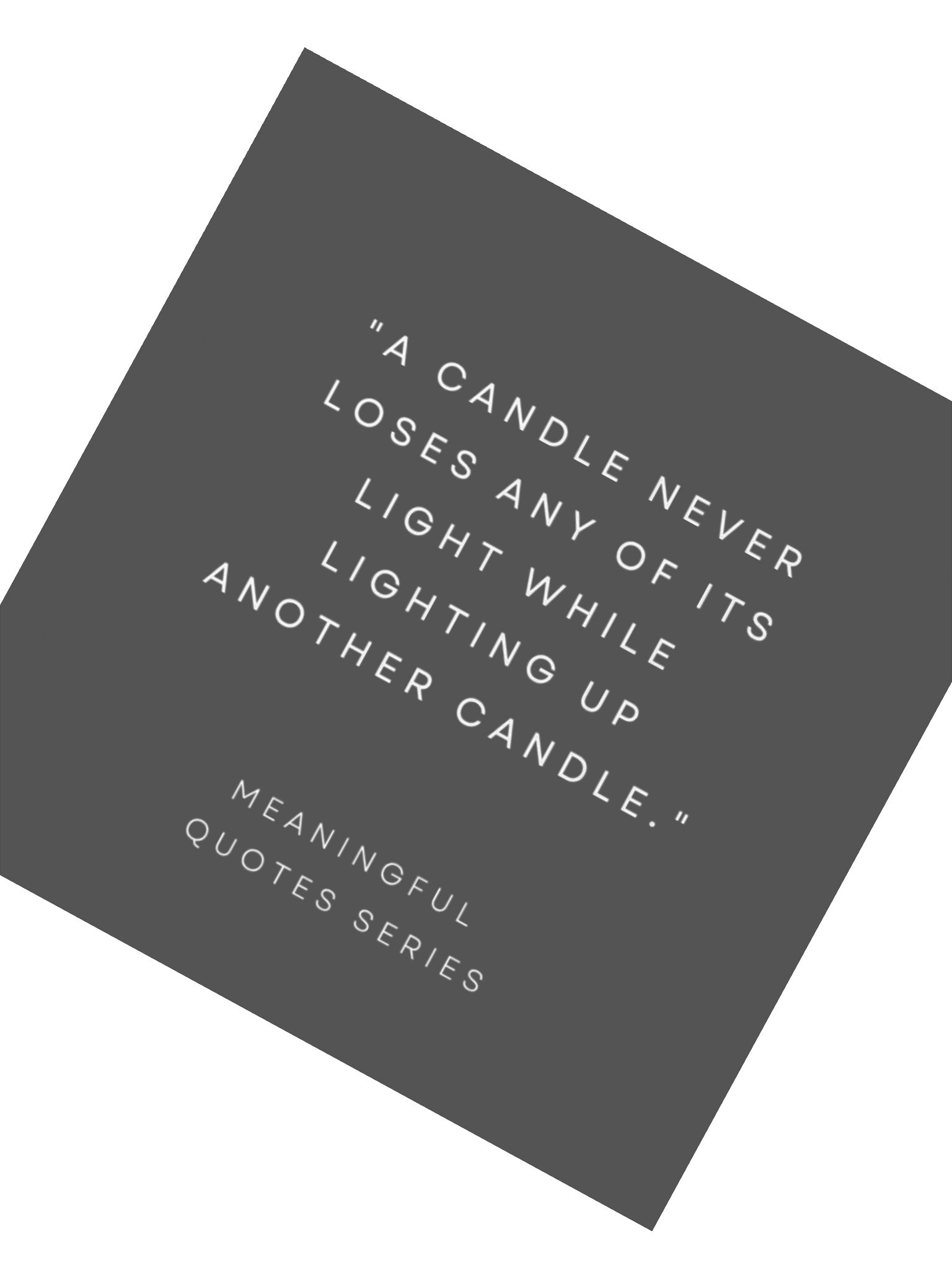 A Candle Never Loses It's Light. product image (2)