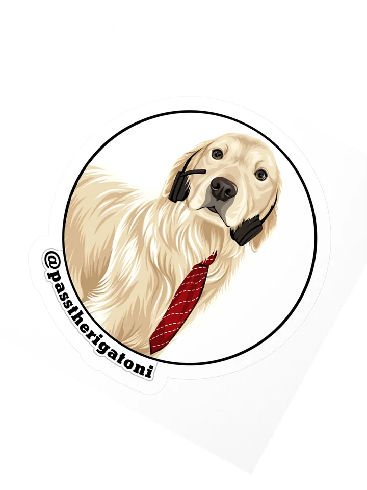 Rigatoni Circle Badge Sticker product image (6)