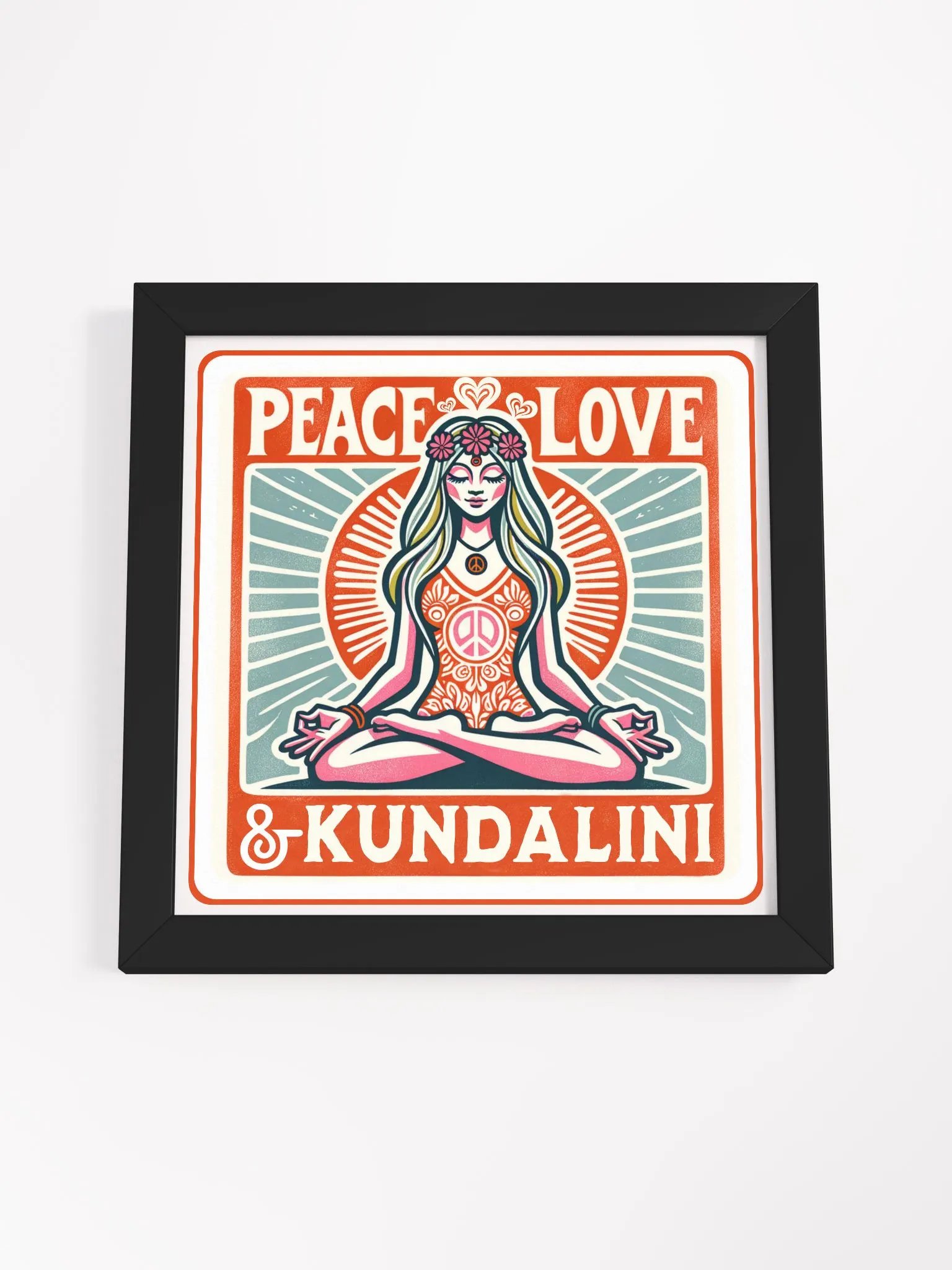 Peace, Love & Kundalini Print product image (4)