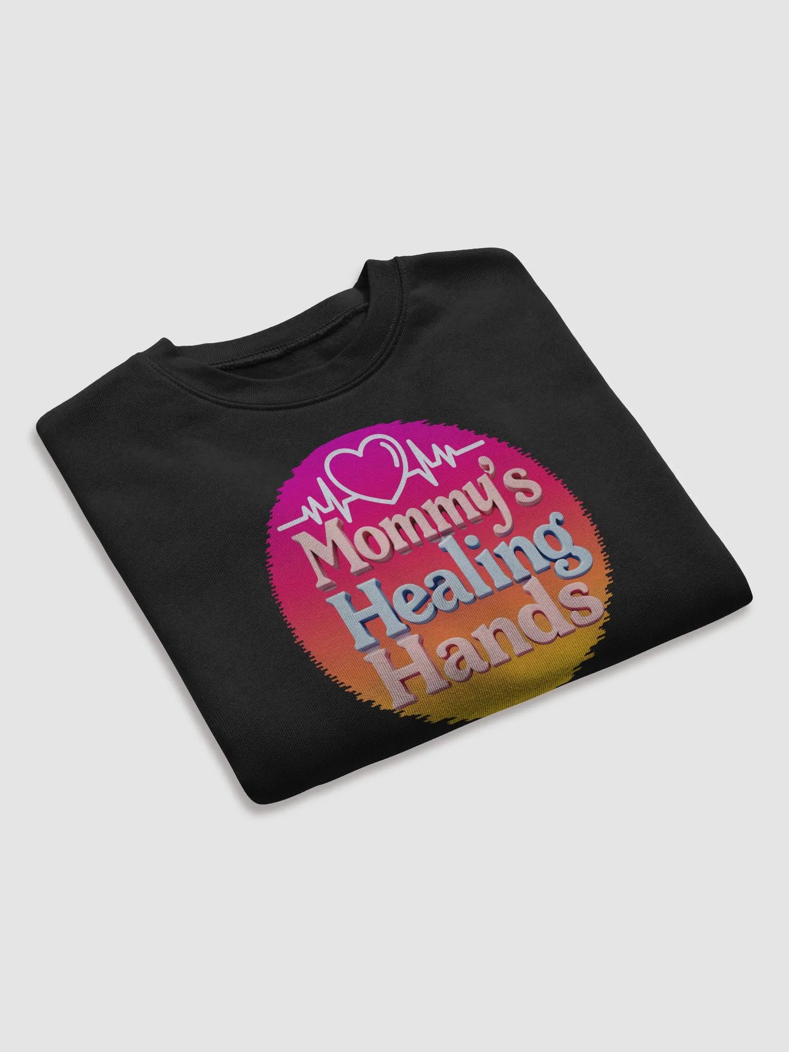 Mommy's Healing Hands Crop Sweatshirt product image (31)