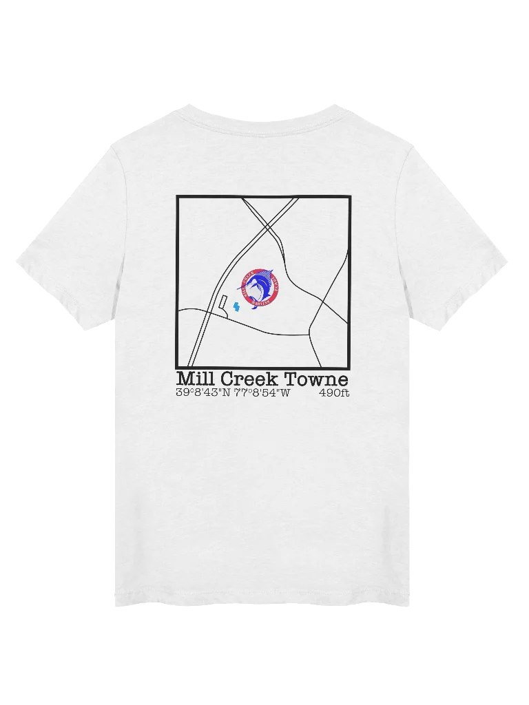 This Is Our House Map Back Ladies V-Neck product image (2)