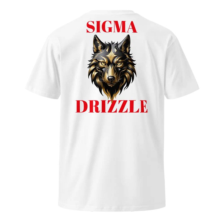 SIGMA DRIZZLE WOLF (RED LETTERS) TEE Unisex Premium T-Shirt product image (1)
