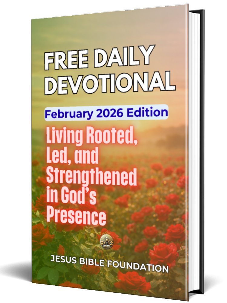 Free Daily Devotional February 2026 Edition: Living Rooted, Led, and Strengthened in God’s Presence product image (1)