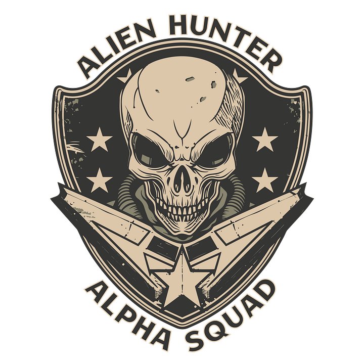 Alpha Squad Alien Hunter Cotton Tee product image (10)