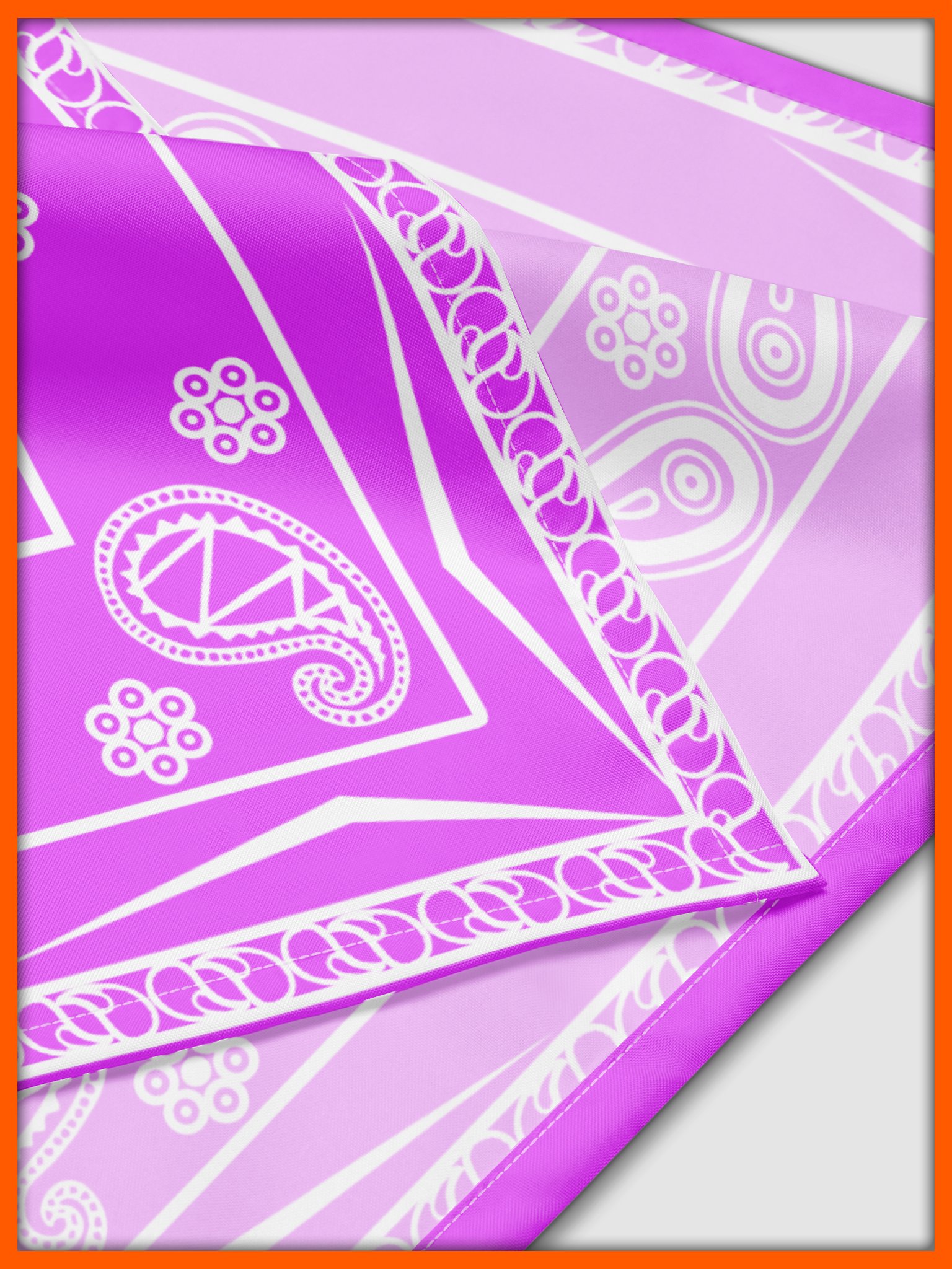 Classic UT Paisley Bandana (Pink) product image (2)