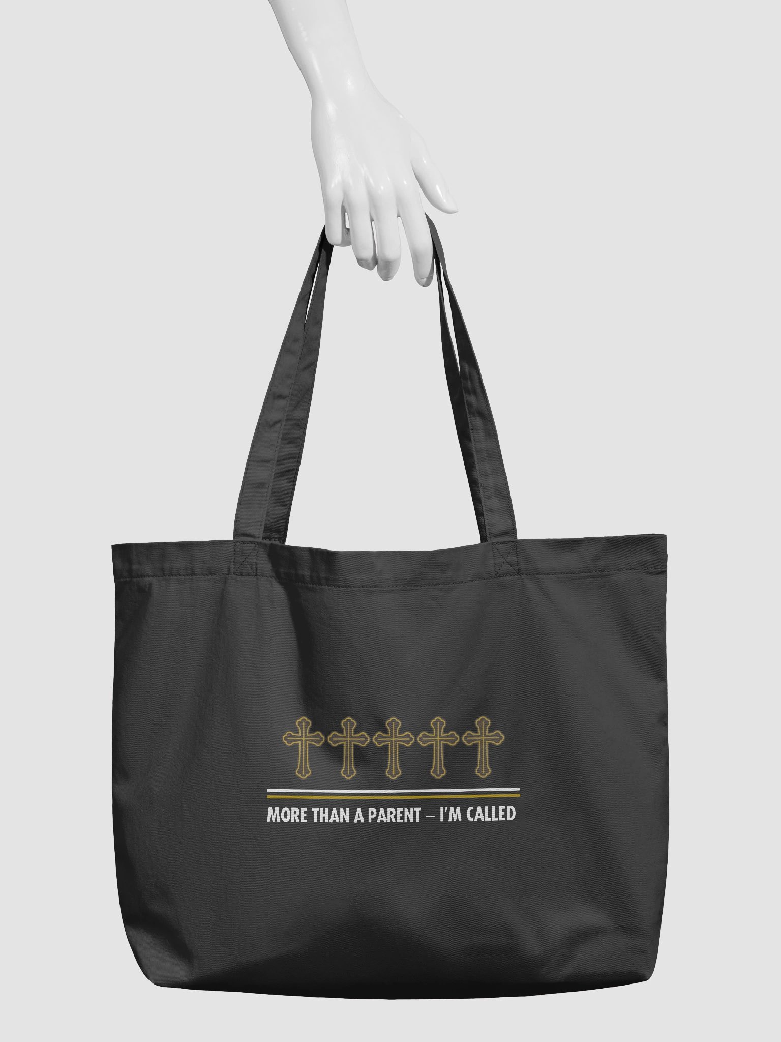 More Than A Parent - I Am Called | Christian Parents Organic Tote Bag | Faith-Based Gift for Christian parents product image (4)