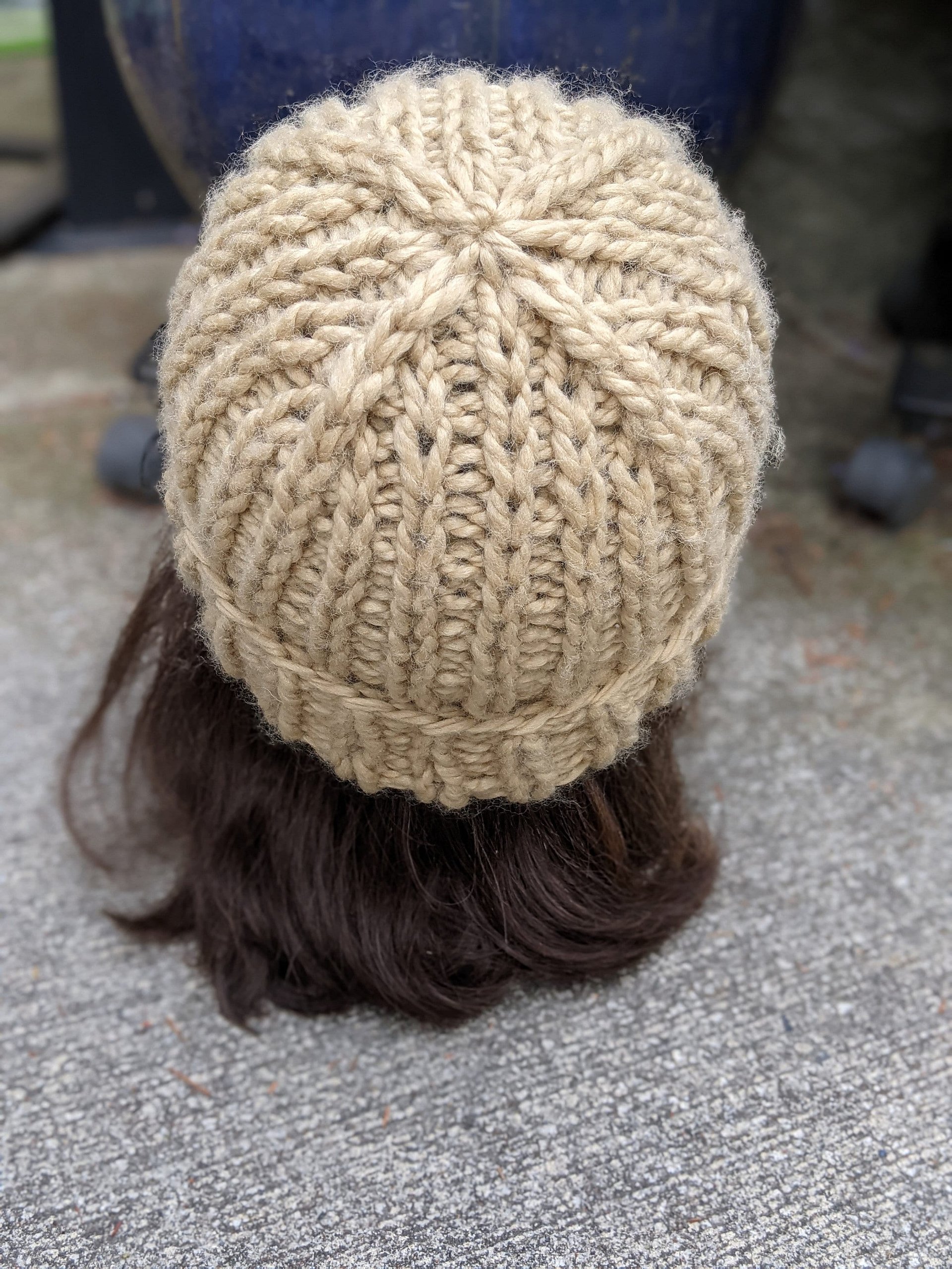 Double Brim Bulky Hat Knitting Pattern product image (4)