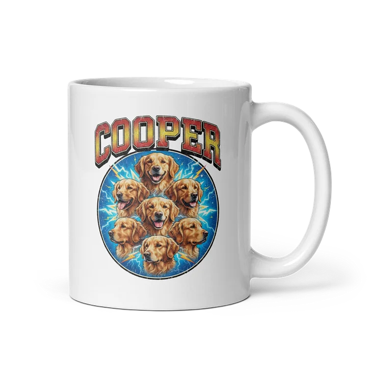 COOPER Vintage 90s Golden Retriever Ceramic Mug product image (1)