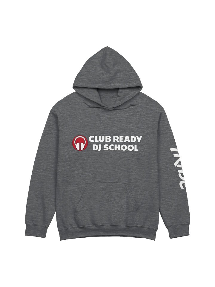 Front | Back | Arm Print Club Ready DJ School Gildan® Classic Hoodie product image (1)
