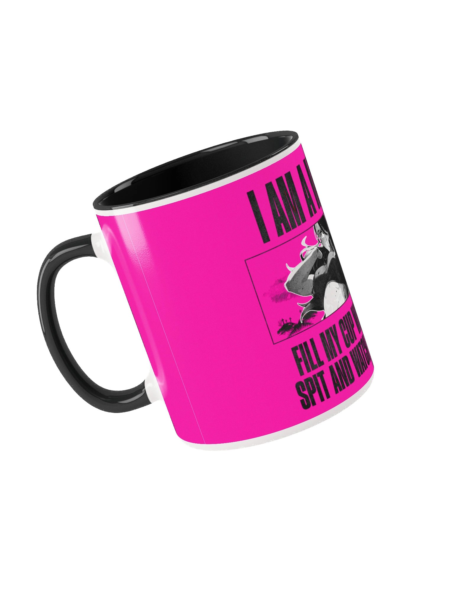 I Am a Mutt Ceramic Mug (PINK) product image (7)