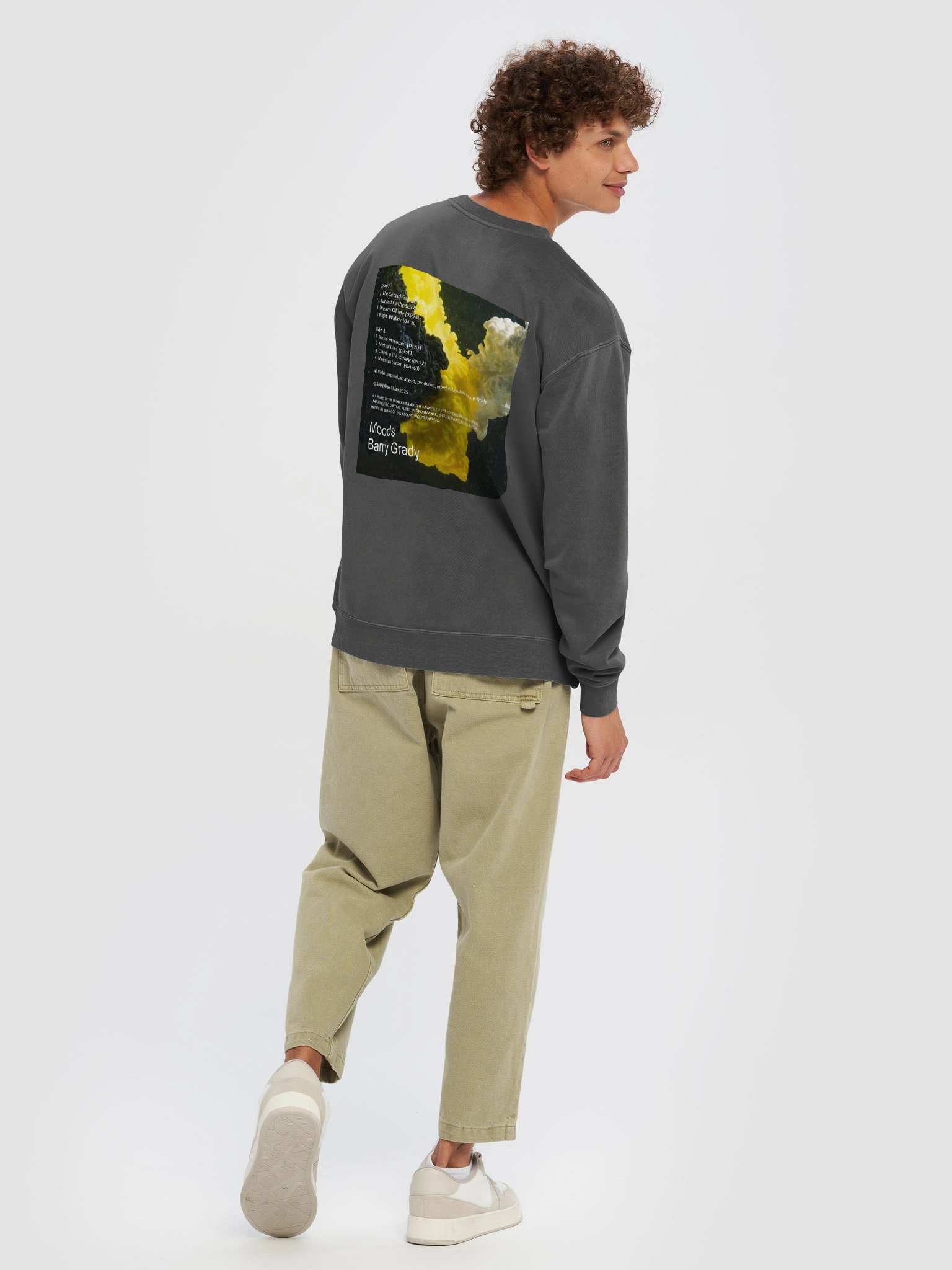 'Moods I' Vintage Pigment Dyed Crew Sweatshirt product image (4)