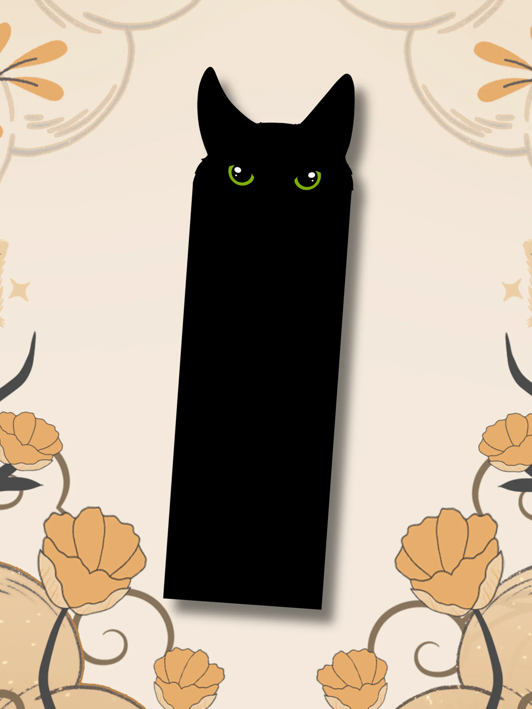 Peeking Cat Bookmark product image (1)