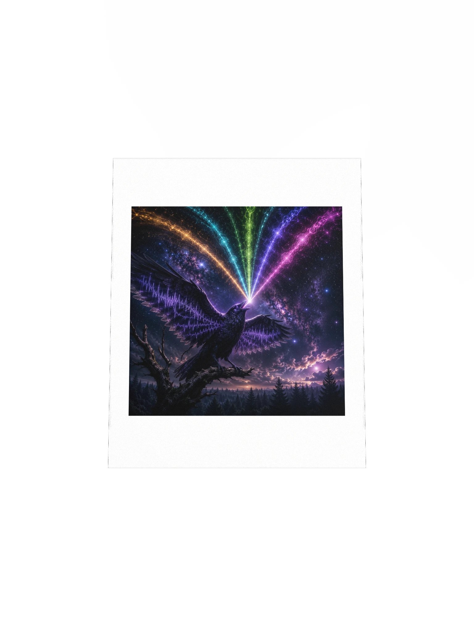 Forest Frequency Cosmic Raven Poster product image (8)