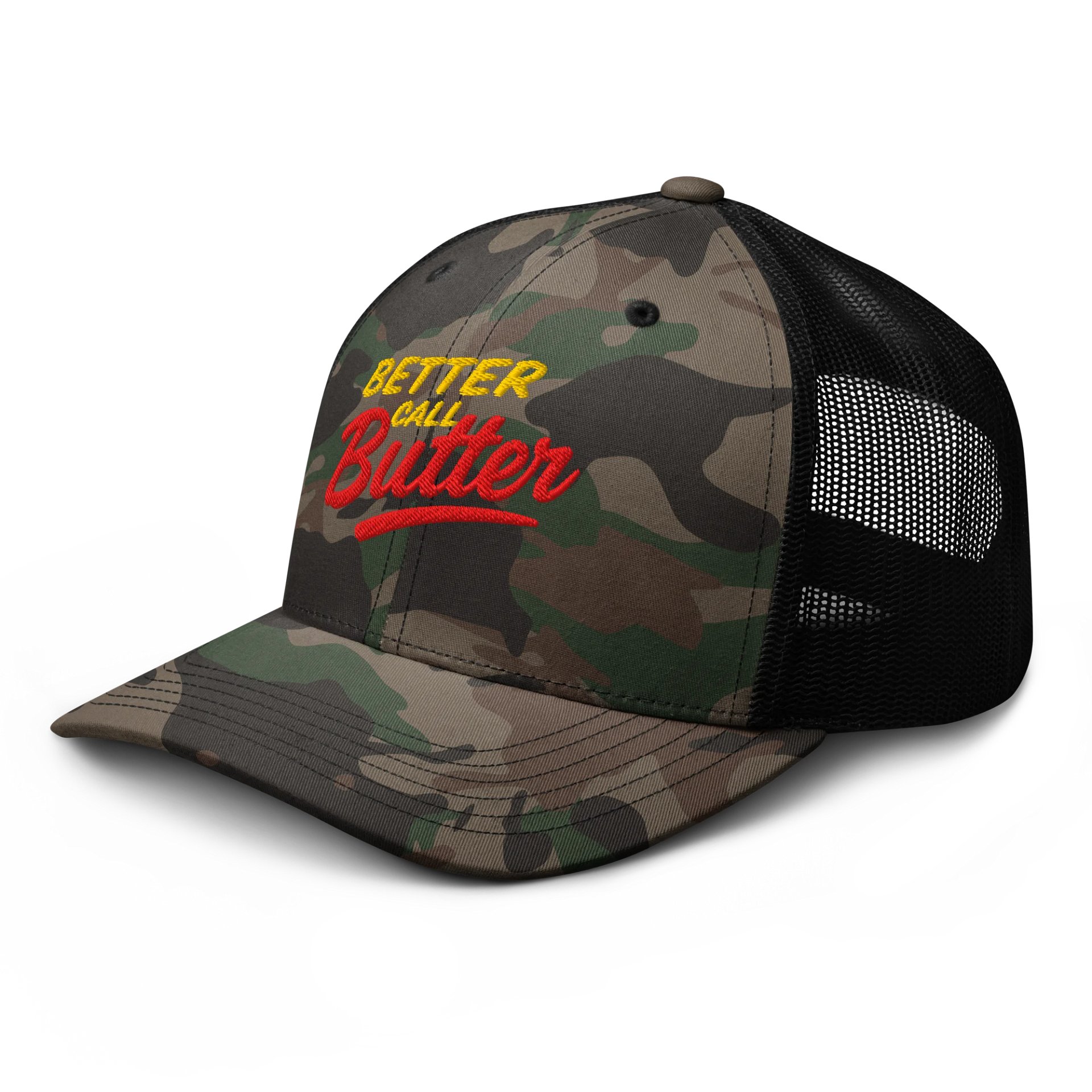 Better Call Butter Camo Trucker Hat product image (4)