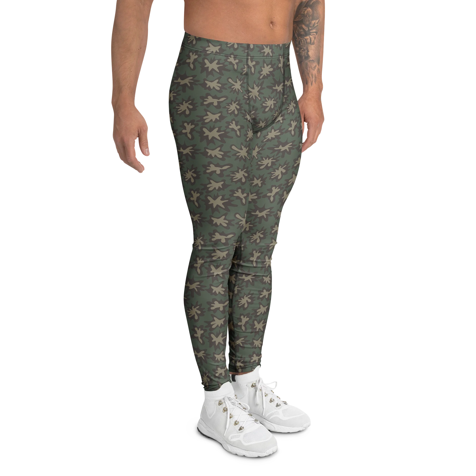 Bold Camo Splash Men's Leggings for Active Wear product image (3)
